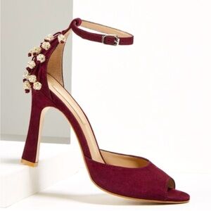 $248 BCBGMaxAzria Merlot Adelina Heels